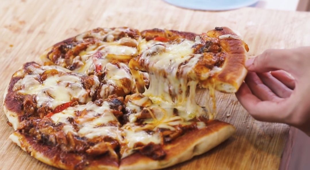 Pizza teflon topping sarden