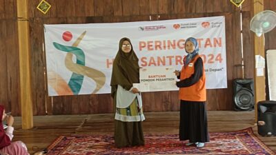 Peringati Hari Santri Naional, Rumah Zakat Beri Bantuan Ponpes Rijalul Quran