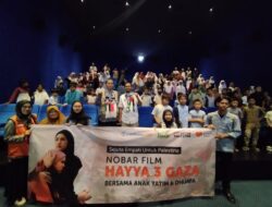 Rumah Zakat bersama LAZ An Nur Indonesia Power Ajak Anak Yatim-Duafa Nonton Film Hayya 3: Gaza