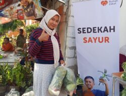 Berkah Jumat Pagi, Rumah Zakat Bagikan Sayuran Segar