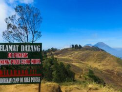 Panorama Jajaran Gunung di Gunung Prau, So Stunning!