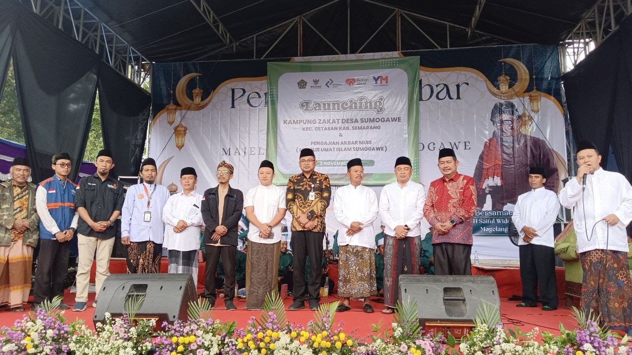 Launching Kampung Zakat Sumogawe, Rumah Zakat Siapkan Program Pemberdayaan Mualaf