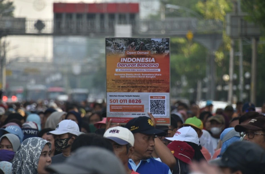 Tembus Rp 434 Juta! Kekuatan QRIS Lazismu di Jalan Sehat Semarang untuk Bencana Sumatera