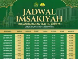 Jadwal Imsakiyah Ramadan 2026 Jawa Tengah Resmi dari Kemenag