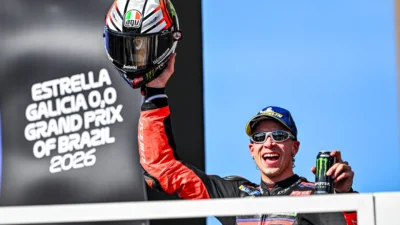 Kemenangan Bezzecchi Dominasi Aprilia di MotoGP Brasil 2026