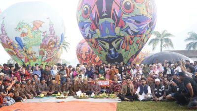 Antusiasme Masyarakat dalam Gelaran Festival Balon Udara Wonosobo ke-25