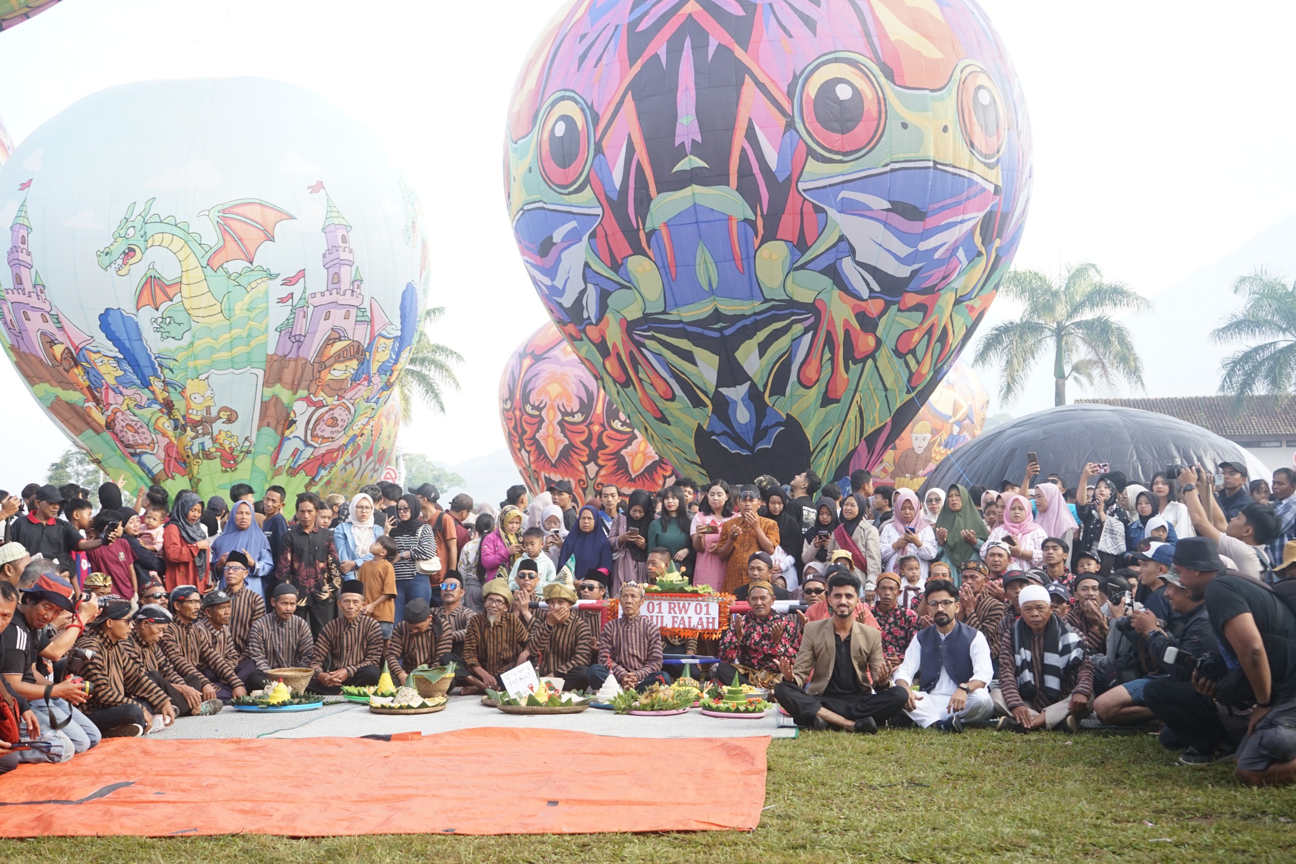 Antusiasme Masyarakat dalam Gelaran Festival Balon Udara Wonosobo ke-25
