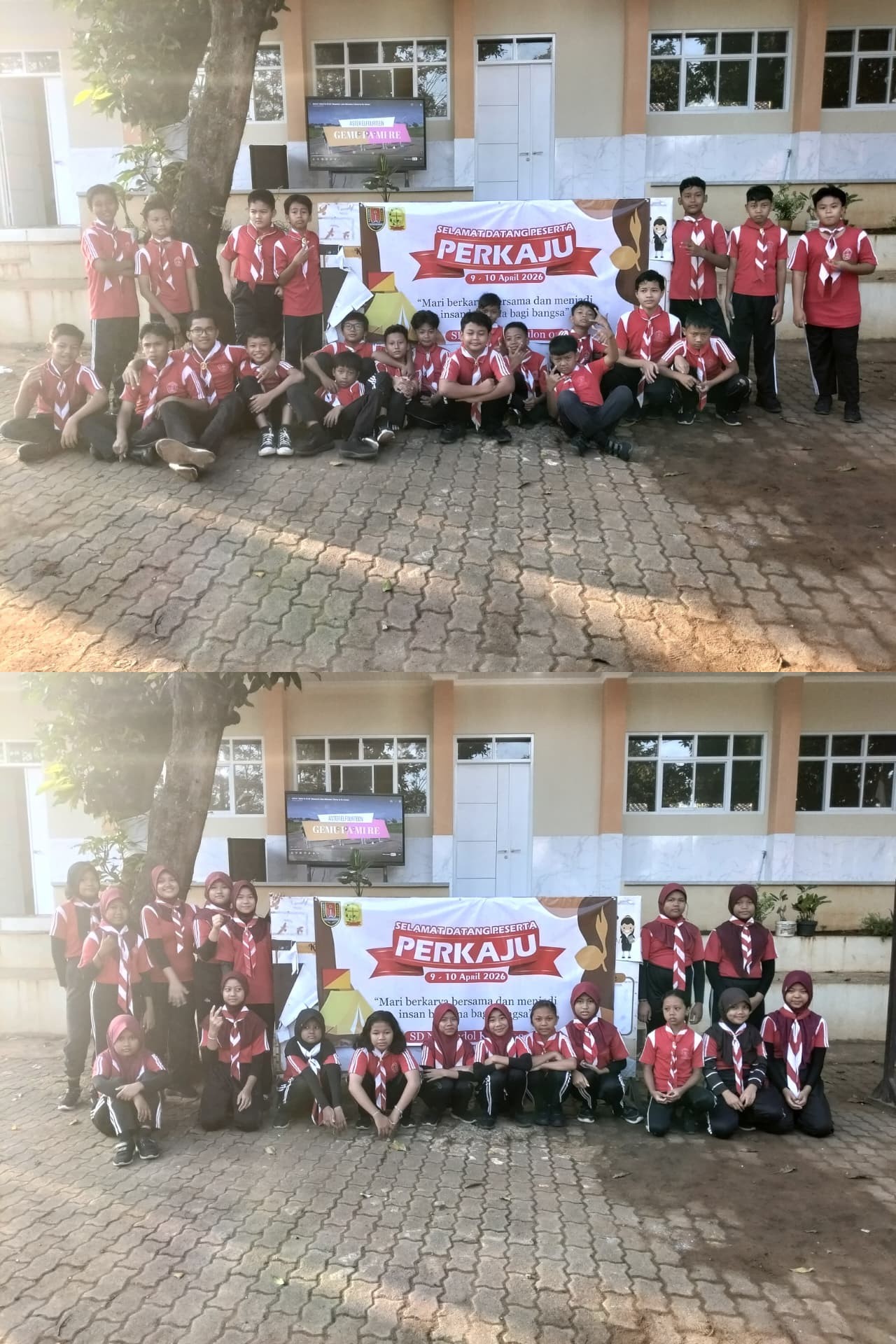 Siswa Penggalang SDN Srondol Kulon 03 Tempa Karakter Lewat Perkaju