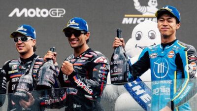 Lockout! Aprilia Sukses Sapu Bersih GP Perancis 2026
