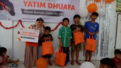 Rumah Zakat Salurkan Santunan Anak Yatim Semarang Pada Momen Milad 28