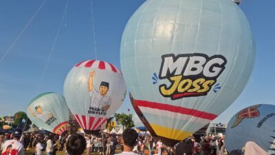 Festival Balon Udara Wonosobo Dipenuhi Balon Bergambar Program Pemerintah
