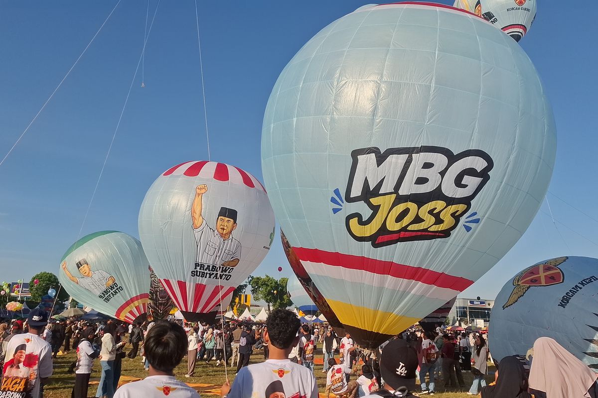Festival Balon Udara Wonosobo Dipenuhi Balon Bergambar Program Pemerintah