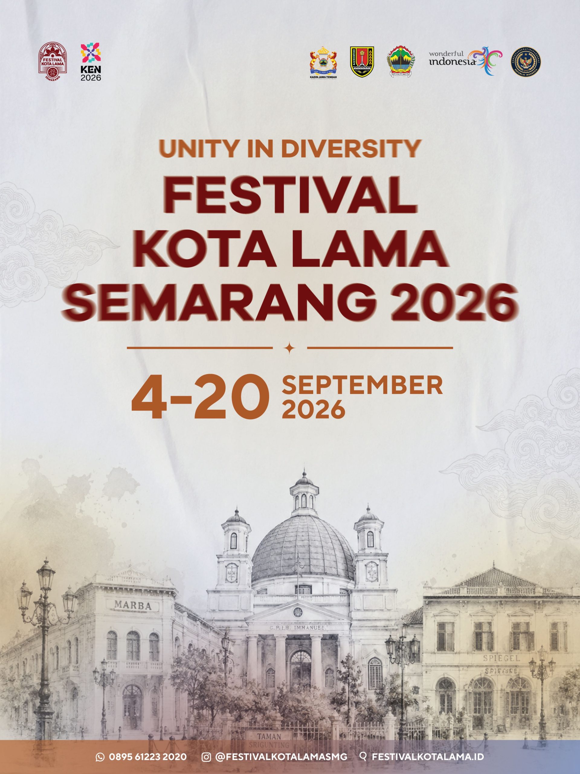 Diperpanjang, Inilah Rangkaian Acara Festival Kota Lama Semarang 2026