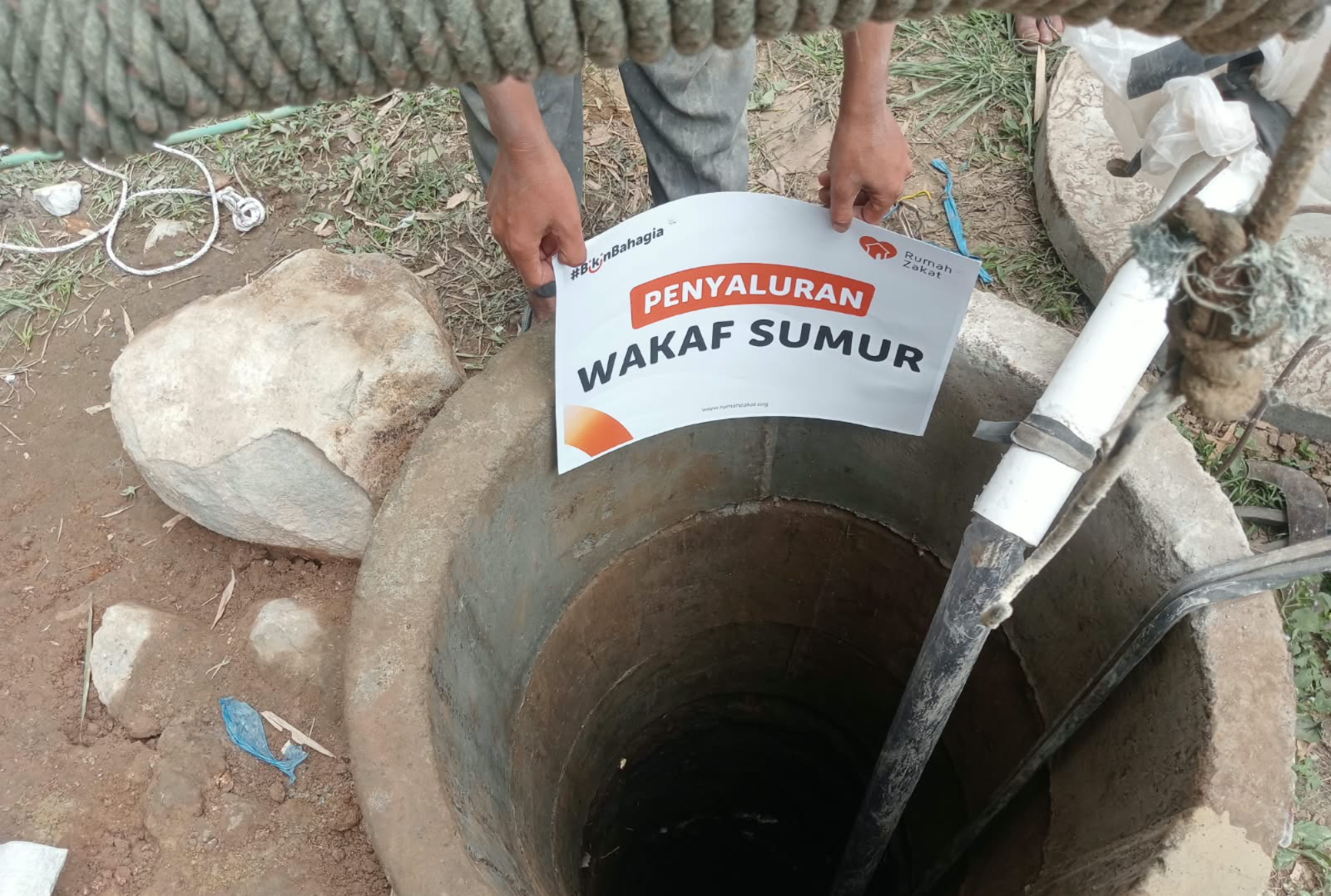 wakaf sumur rumah zakat